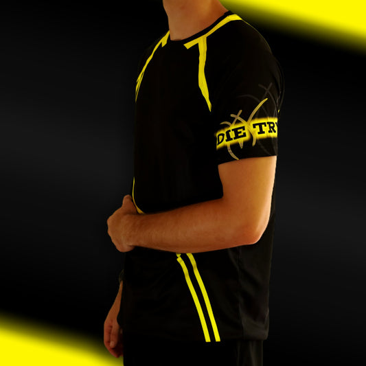 Die Trying Sleeve - Gym Shirt - Fit Focal - Short Sleeve Gym Shirt