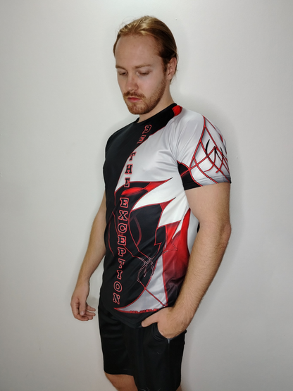 Be The Exception - Black/White/Red Limited Edition Fitness T-Shirt